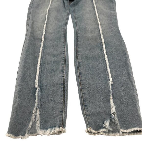 Good American Good Legs High Waist Shark Bite‎ Hem Skinny Jeans - Picture 4 of 9